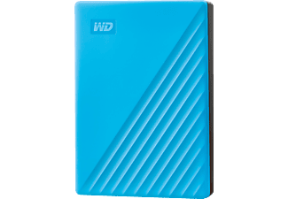 WESTERN DIGITAL My Passport (2019) - Festplatte (HDD, 4 TB, Blau)