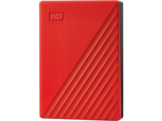 WESTERN DIGITAL My Passport (2019) - Disco rigido (HDD, 4 TB, Rosso)