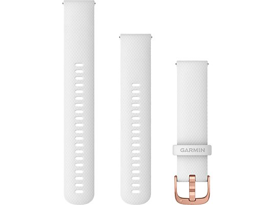 GARMIN Cinturini a rilascio rapido (20 mm) - Bracciale di ricambio (Bianco)