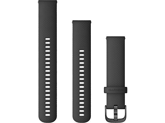 GARMIN Schnellwechsel-Armbänder (20 mm) - Ersatzarmband (Schwarz)