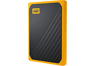 WESTERN DIGITAL My Passport Go (2019) - Disque dur (SSD, 1 TB, Jaune/Noir)