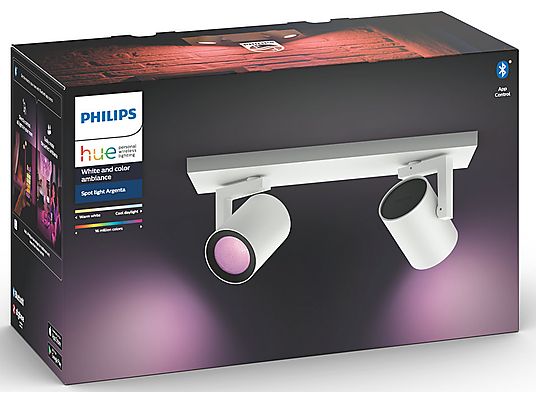 PHILIPS HUE Hue White and Color Ambiance Argenta - Plafoniera (Bianco)