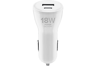 CELLULARLINE CBRIPHUSB2PD30WW - Caricatore da auto (Bianco)