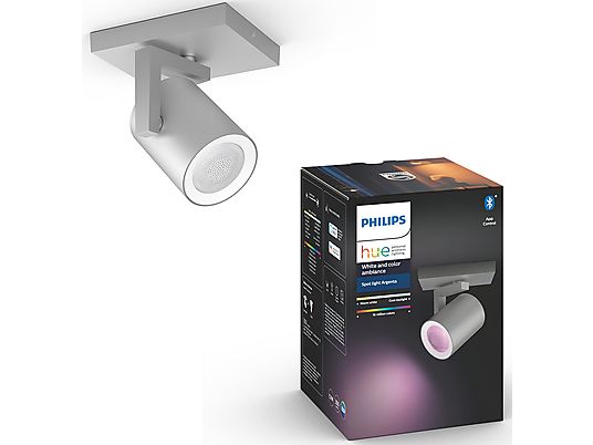 PHILIPS HUE Hue White and Color Ambiance Argenta - Spot-Wand-/Deckenleuchte (Aluminium)