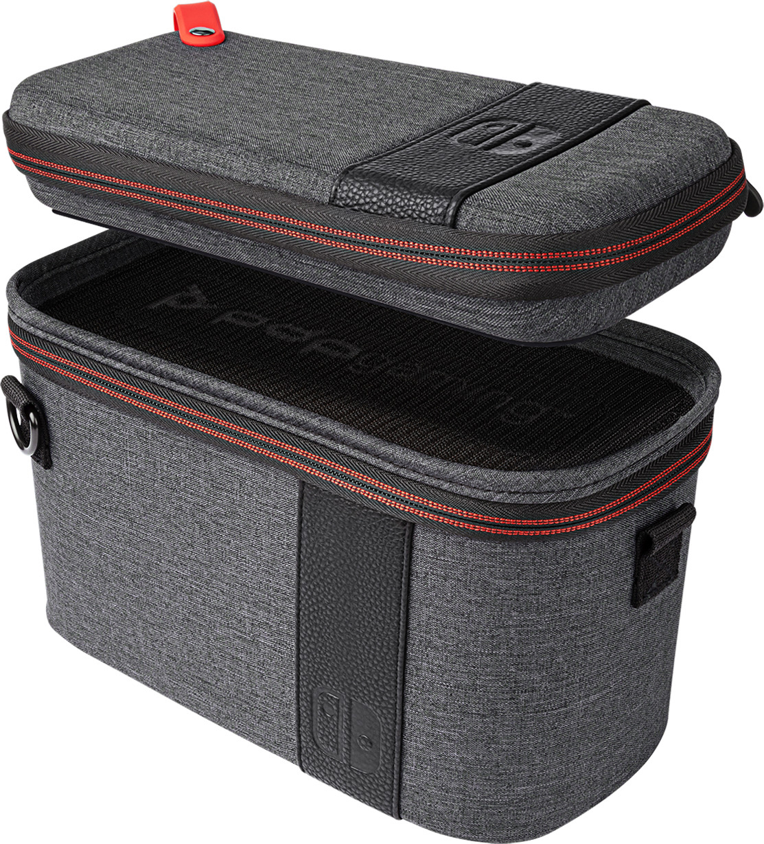 für für Switch, grau LLC Pull-N-Go Nintendo PDP Nintendo Switch, Grau Elite Konsolen-Tasche Tasche