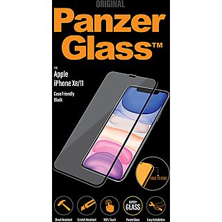 PANZERGLASS Apple iPhone Xr/11 Zwart Case Friendly