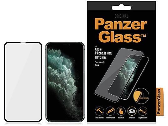 PANZERGLASS iPhone Xs Max/11 Pro Max Zwart Case Friendly