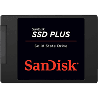 SANDISK 2TB Festplatte SSD Plus, SATA, intern (SDSSDA-2T00-G26)