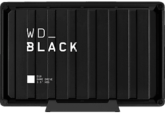 WESTERN DIGITAL WD_BLACK D10 Game Drive - Festplatte (HDD, 8 TB, Schwarz)