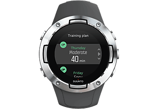 SUUNTO 5 - Montre de sport GPS (Gris foncé/Argent)