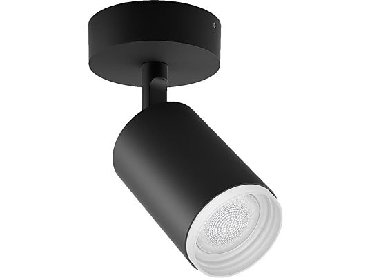 PHILIPS HUE Hue White and Color Ambiance Fugato - Spot-Wand-/Deckenleuchte (Schwarz)