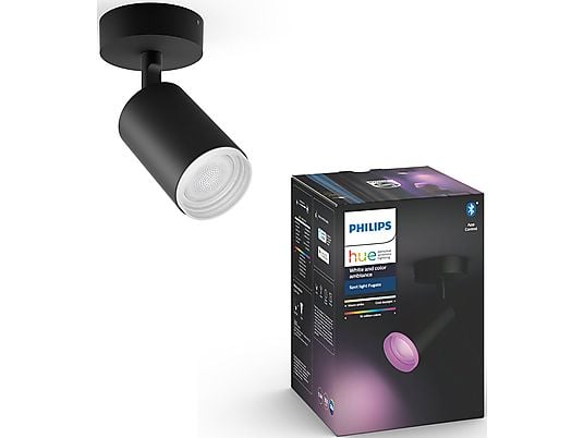 PHILIPS HUE Hue White and Color Ambiance Fugato - Spot-Wand-/Deckenleuchte (Schwarz)
