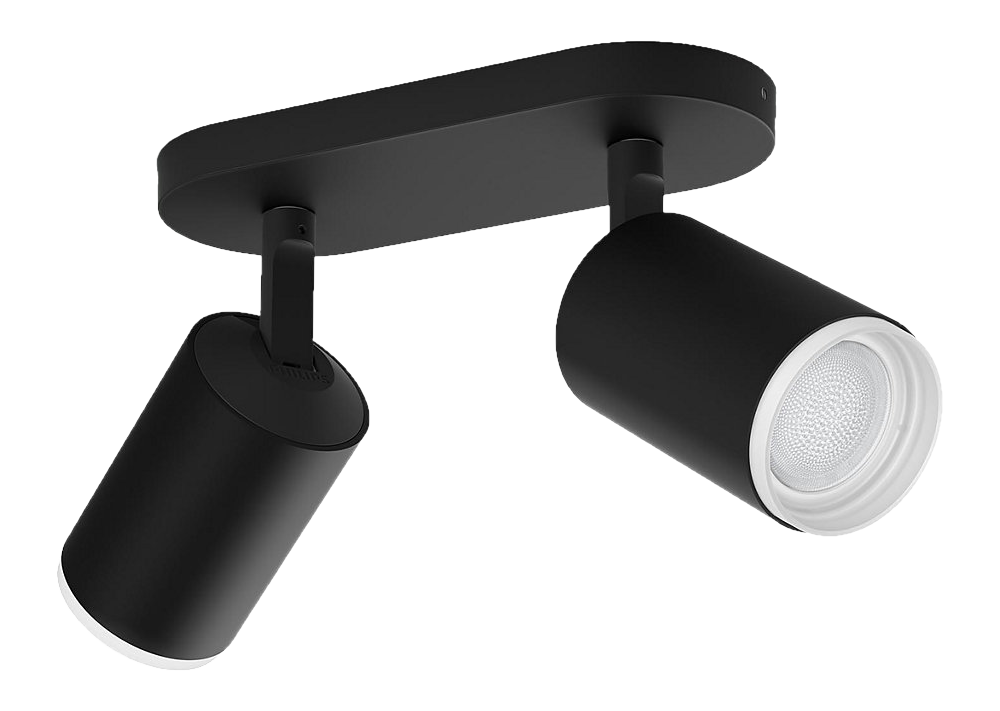 PHILIPS HUE Hue White and Color Ambiance Fugato - Deckenlampe (Schwarz)