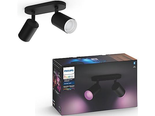 PHILIPS HUE Hue White and Color Ambiance Fugato - Plafonnier (Noir)