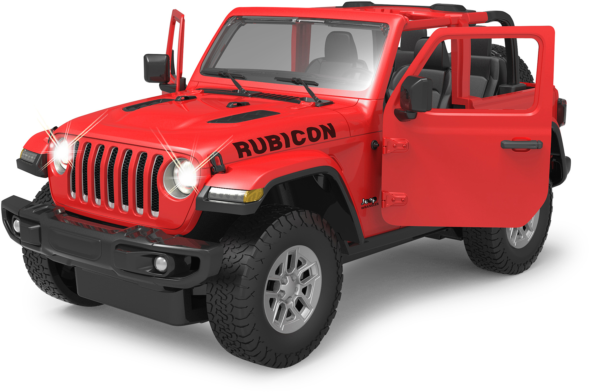 JAMARA Jeep Wrangler JL 1:14 Tür manuell rot 2,4G B Ferngesteuertes Fahrzeug, Rot