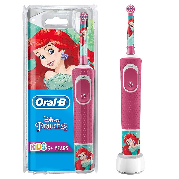 Cepillo Eléctrico Oral-B Kids Princess, Diseño Princesas Disney