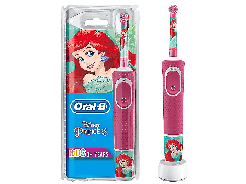 Cepillo Eléctrico OralB Kids Princess, Diseño Princesas Disney