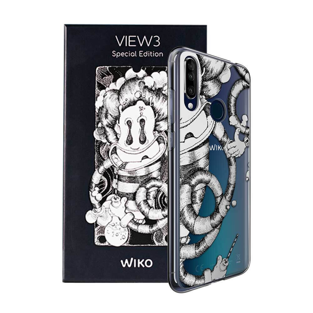 WIKO View 3 Special Edition Dots in Details 64 GB Anthracite Blue Dual SIM