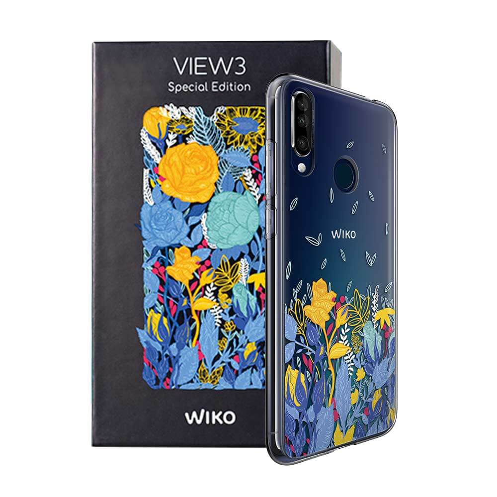 WIKO View 3 Special Edition Blooming Immersion 64 GB Anthracite Blue Dual SIM