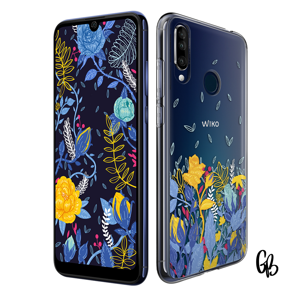 WIKO View 3 Special Edition Blooming Immersion 64 GB Anthracite Blue Dual SIM