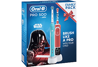 ORAL-B Oral-B PRO 500 + D100 gyerek, StarWars