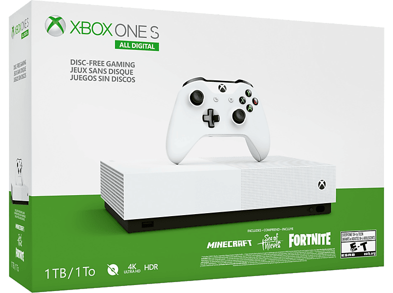 MICROSOFT Xbox One S 1TB All-Digital  Edition MVK2