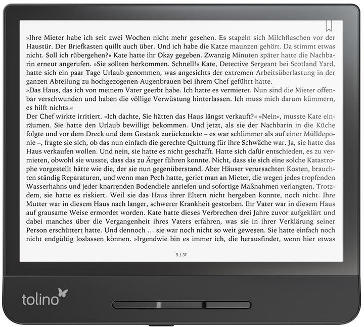 TOLINO epos 2  6 GB USB eBook-Reader Schwarz
