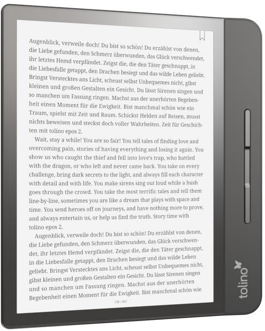 TOLINO epos 2  6 GB USB eBook-Reader Schwarz