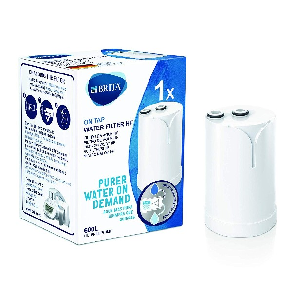 REACONDICIONADO Seminuevo(*) Recambio de filtros - Brita On Tap HF, Compatible con sistema On Tap de Brita, 600 L, Blanco