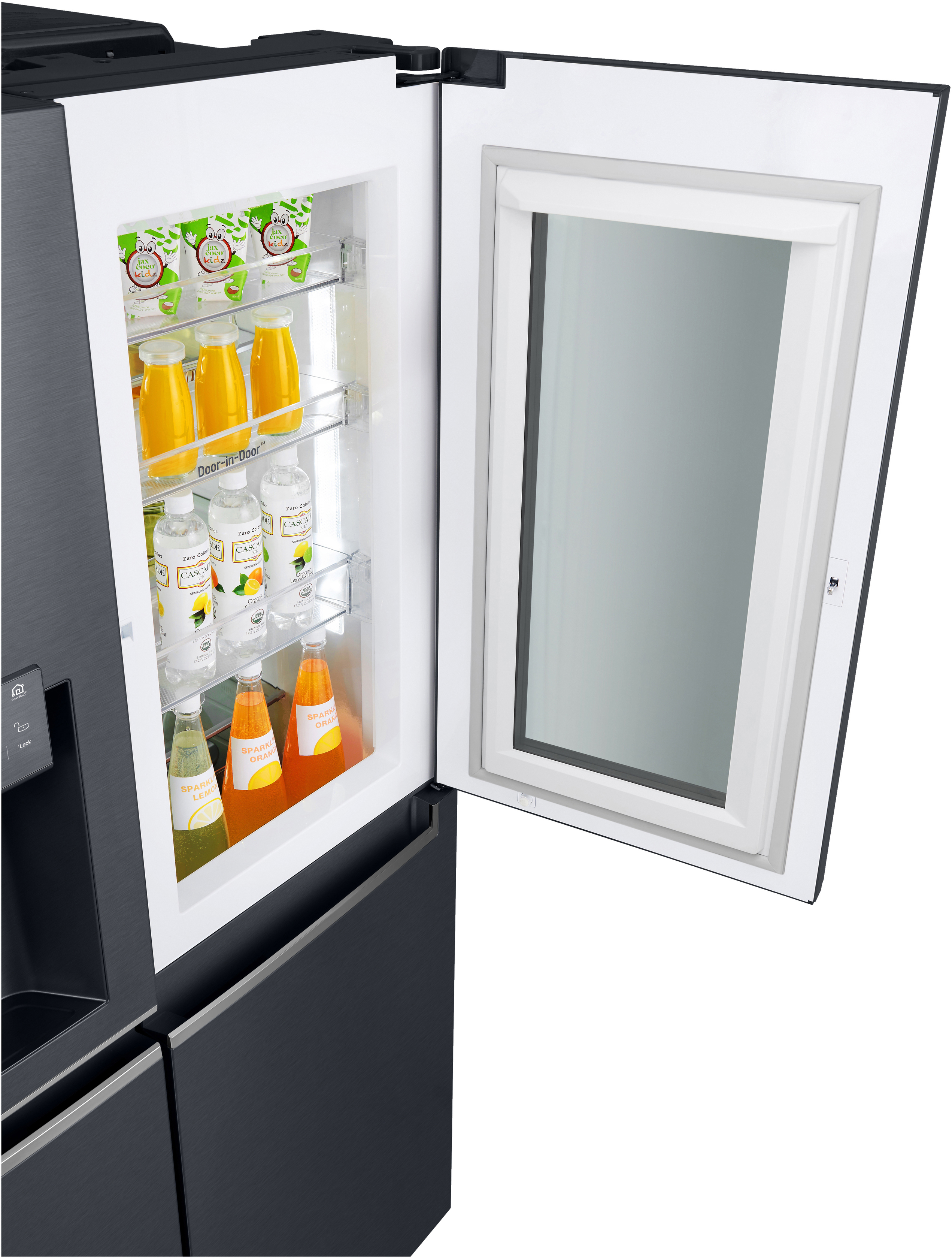 LG GSX961MCVZ Side-by-Side (625 l, F, 1790 mm hoch, Schwarz)