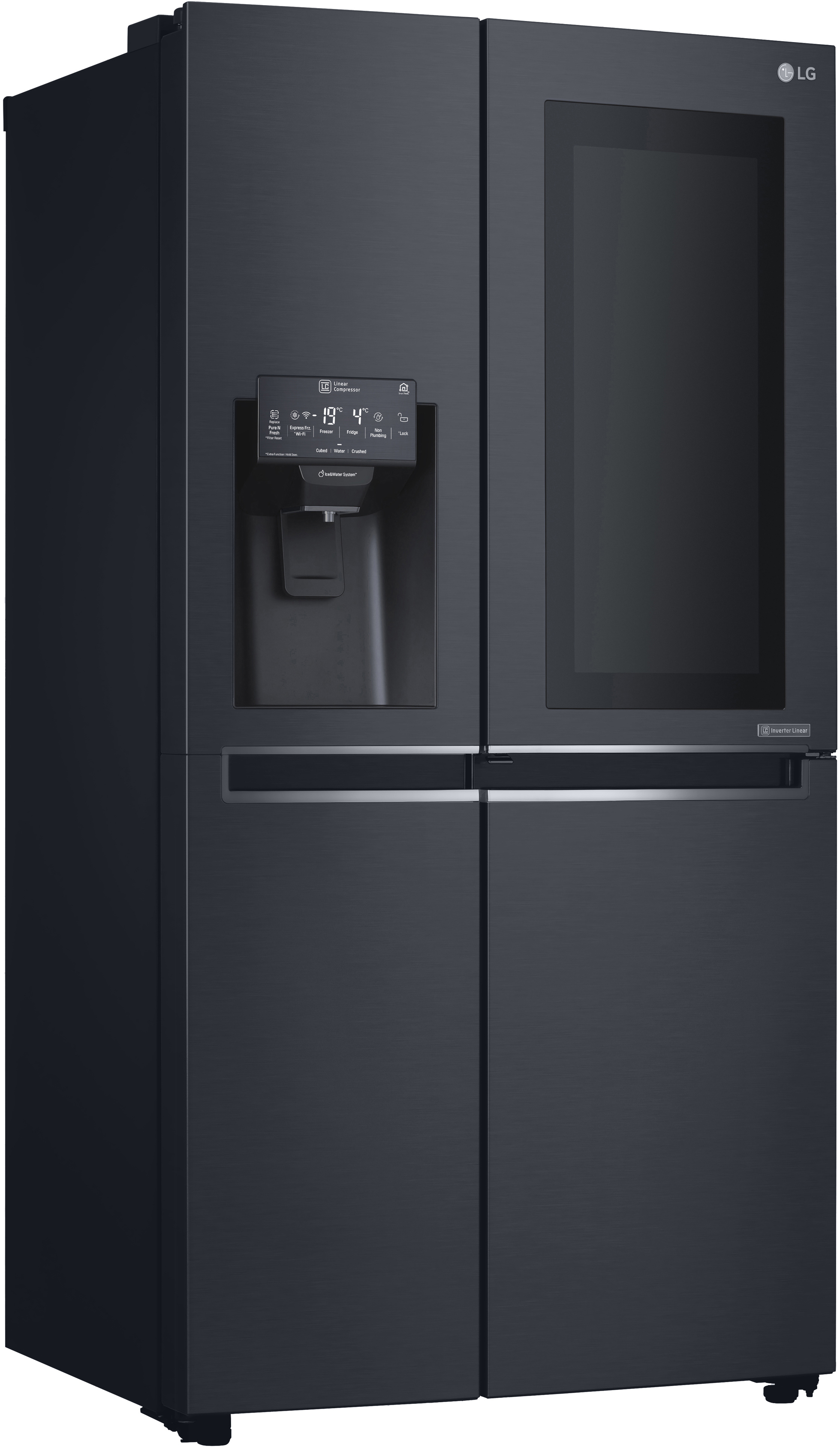 LG GSX961MCVZ Side-by-Side (625 l, F, 1790 mm hoch, Schwarz)