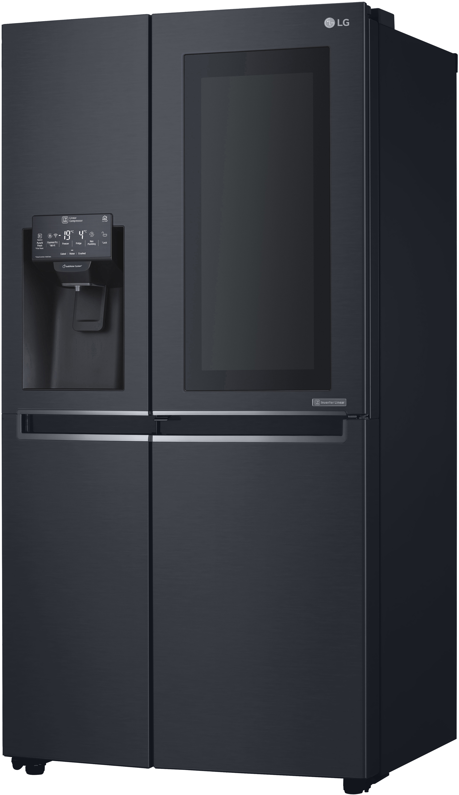 LG GSX961MCVZ Side-by-Side (625 l, F, 1790 mm hoch, Schwarz)