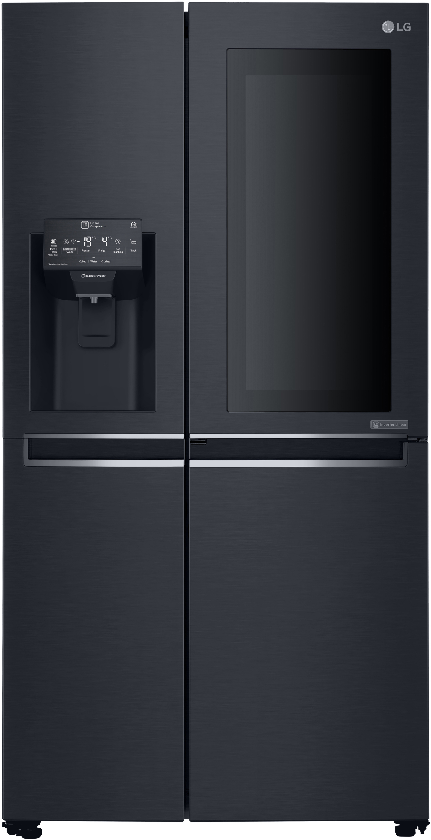 LG GSX961MCVZ Side-by-Side (625 l, F, 1790 mm hoch, Schwarz)
