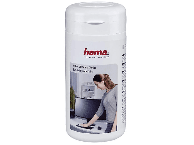 Accesorio limpieza - Hama Toallitas húmedas, 100 unidades, Blanco