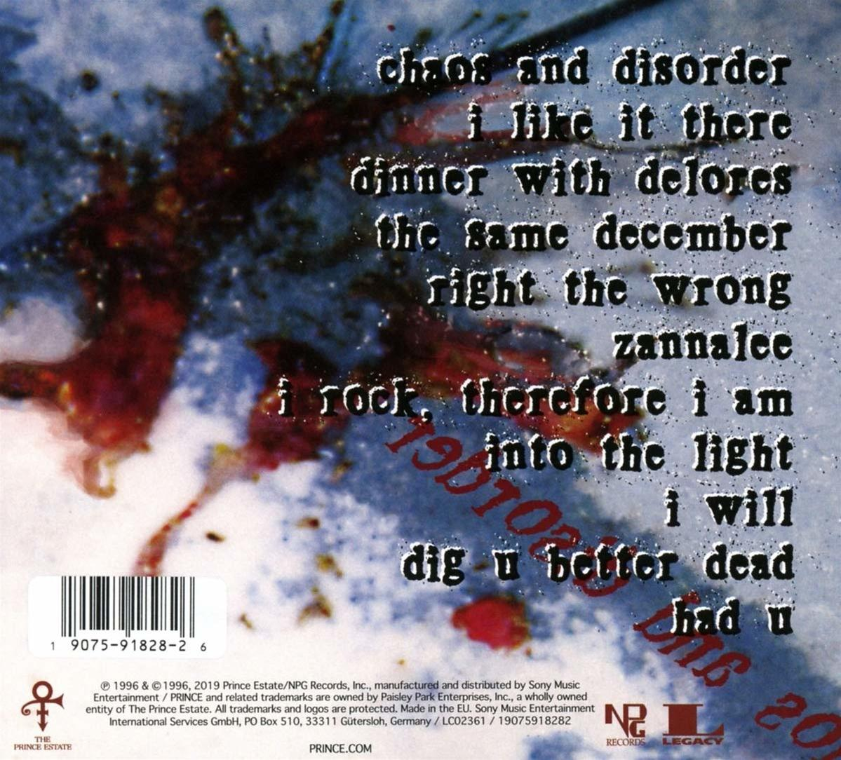 Prince - Chaos And Disorder  - (CD)