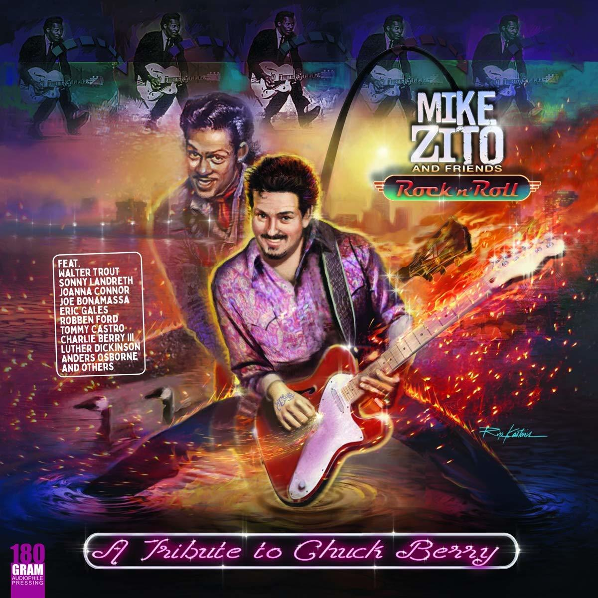 Albumcover: zwei Männer, eine Gitarre und der Text Mike Zito and Friends Rock'n'Roll.