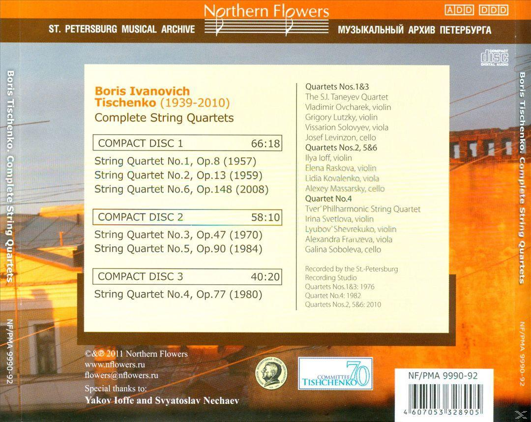 Tver Philharmonic String Quartet, Taneyev Quartet - Complete String Quartets  - (CD)