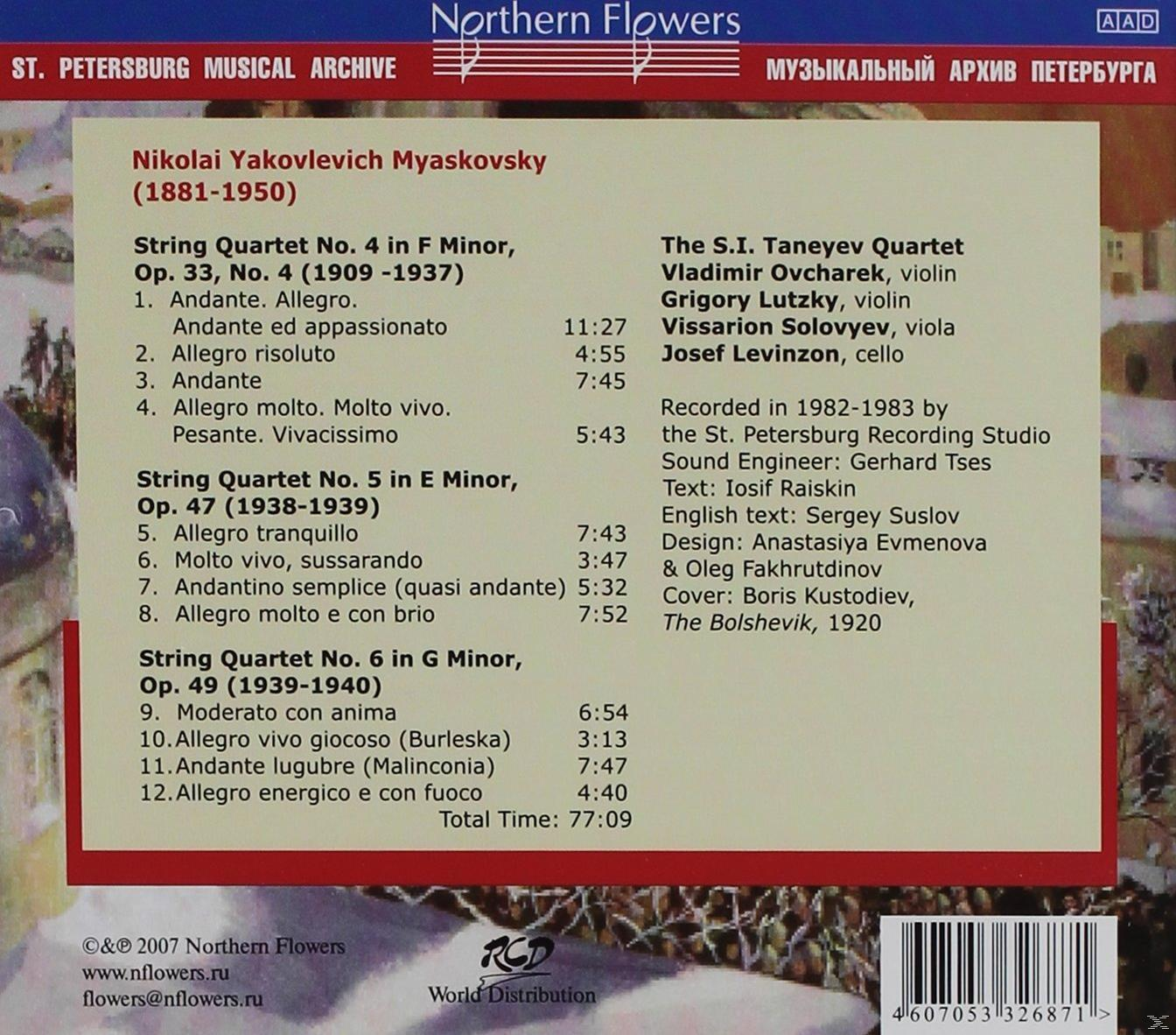 Taneyev Quartet - String Quartets Vol.2  - (CD)