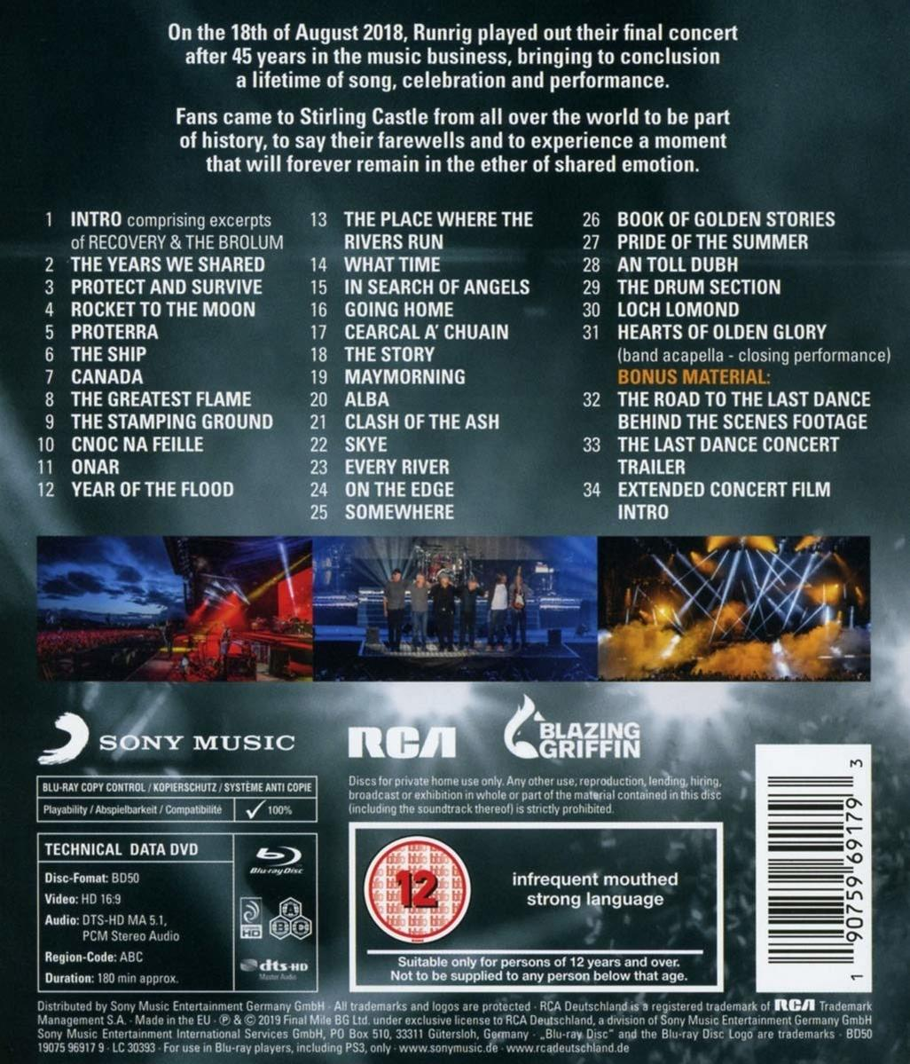 Runrig | The Last Dance – Farewell Concert Film - (Blu-ray) | SATURN