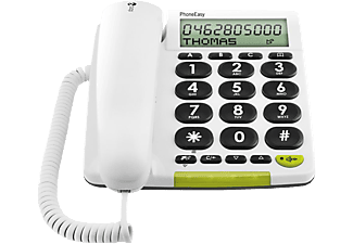 DORO PhoneEasy 312cs - Téléphone fixe (Blanc)