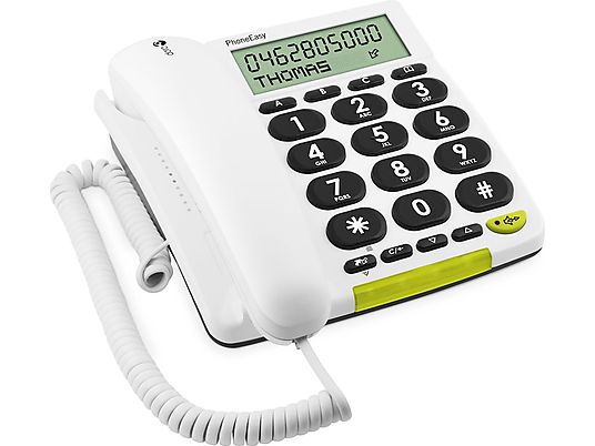 DORO PhoneEasy 312cs - Telefono fisso (Bianco)