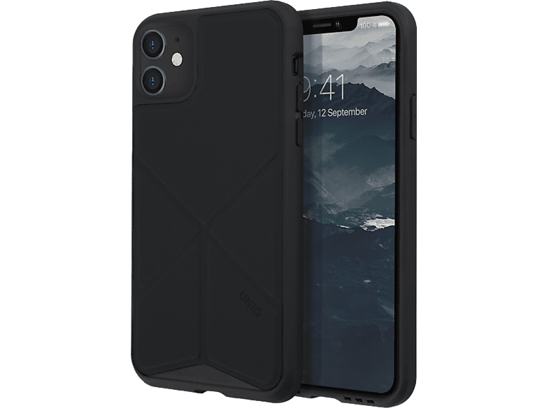 UNIQ Cover Transforma Ebony iPhone 11 Zwart (108382)