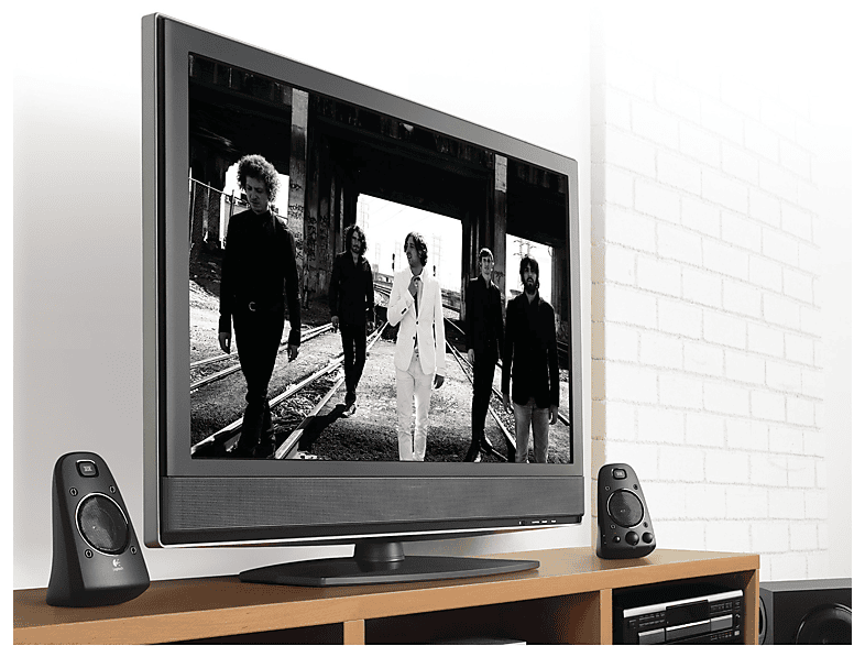 LOGITECH Z623 PC-Lautsprecher (Satelliten und Subwoofer, Schwarz