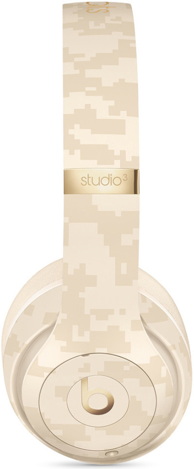 Beats Studio 3 Camouflage-Kopfhörer von oben betrachtet.