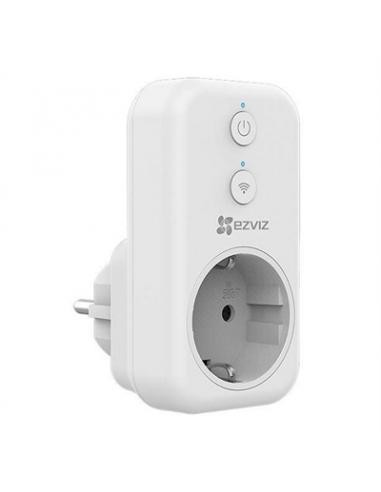 Enchufe inteligente - EZVIZ Smart Plug T31, 3840 W, WiFi, Smart Home, Rastreo de consumo de energía, Blanco