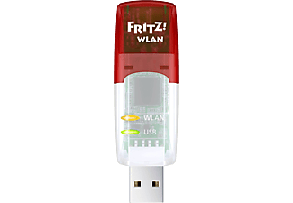 AVM FRITZ!WLAN Stick N V2 - Adaptateur USB Wi-Fi (Blanc/Rouge)