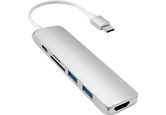 SATECHI ST-SCMA2S - USB-Adapter (Silber)