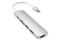 SATECHI ST-SCMA2S - Adattatore USB (Argento)