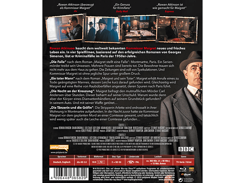 Thumbnail - KOMMISSAR MAIGRET - DIE KOMPLETTE SERIE Blu-ray