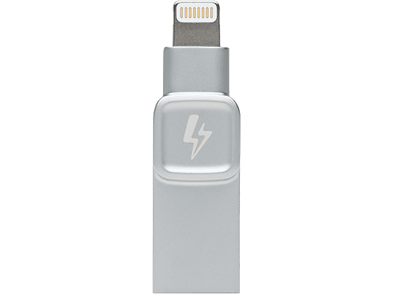 KINGSTON USB-stick - Lightning Bolt Duo 128 GB Grijs (C-USB3L-SR128-EN)